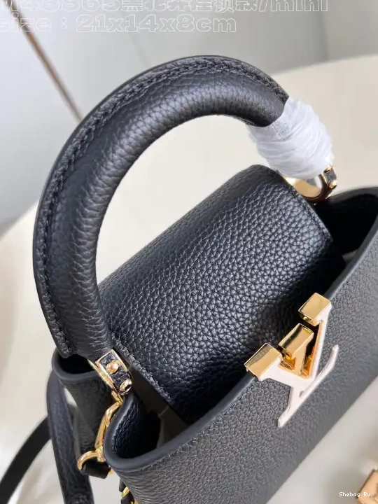 VUITTON CAPUCINES MINI-21*14*8CM LOUIS 0608